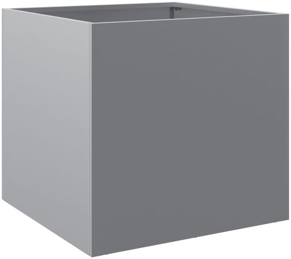 vidaXL Pflanzkübel Silbern 49x47x46 cm Verzinkter Stahl 841569 Bild 7