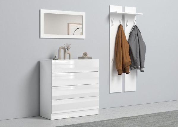 borchardt Möbel Garderoben-Set Vaasa 3, (Set, 3-St), mit Push to Open-Funktion Bild 2