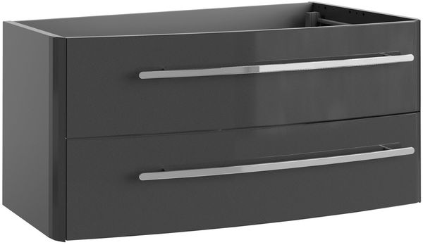 Lanzet CLASSICO Waschtischunterschrank 100 cm Anthrazit, links
