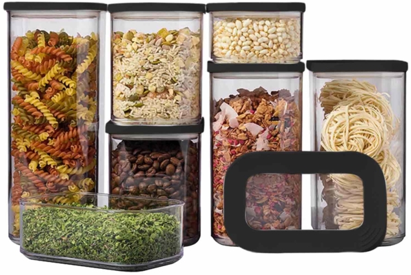 Mepal MODULA Vorratsdosen Set 7-teilig schwarz Bild 1