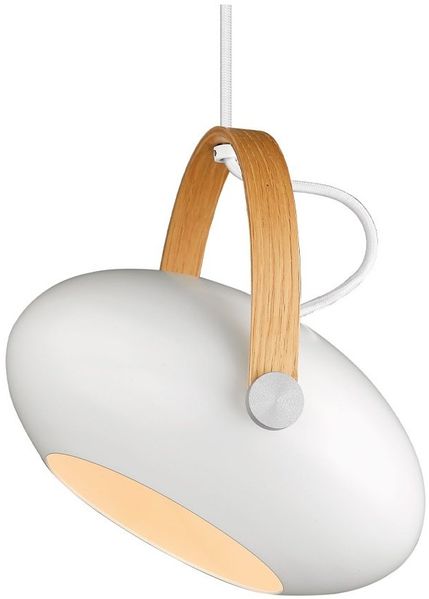 Halo Design No. 734337 LED Pendelleuchte D.C, weiss matt-Eiche Ø 26