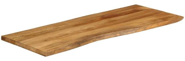 vidaXL Tischplatte mit Baumkante 140x60x2,5 cm Massivholz Mango 370769