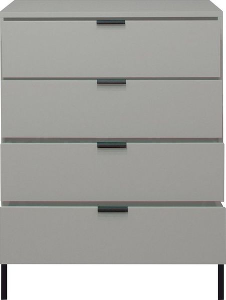 Maeusbacher Bonnie Kommoden Quadrat kreidegrau matt lack BxHxT: 81 x 100 x 45 cm Bild 2