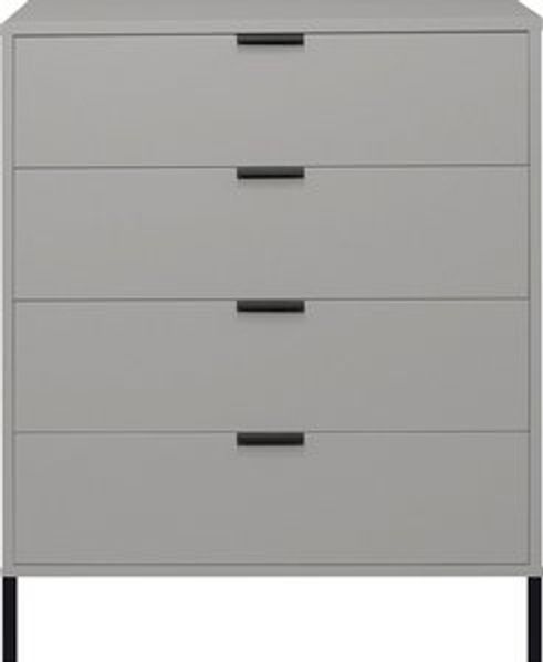 Maeusbacher Bonnie Kommoden Quadrat kreidegrau matt lack BxHxT: 81 x 100 x 45 cm Bild 6
