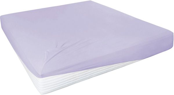 Primera Spannbettlaken Elasthan-Feinjersey, Jersey-Elasthan, Gummizug: rundum, (1 Stück), Aus 95% gekämmter Baumwolle und 5% Elastan