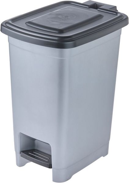 keeeper Treteimer Olaf 10,0 Ltr. 21x28x35 cm Light Silver