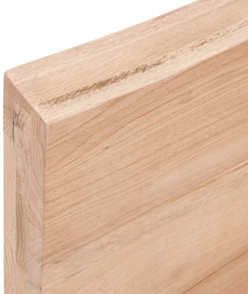 vidaXL Wandregal Hellbraun 40x30x(2-4) cm Massivholz Eiche Behandelt 363627 Bild 8