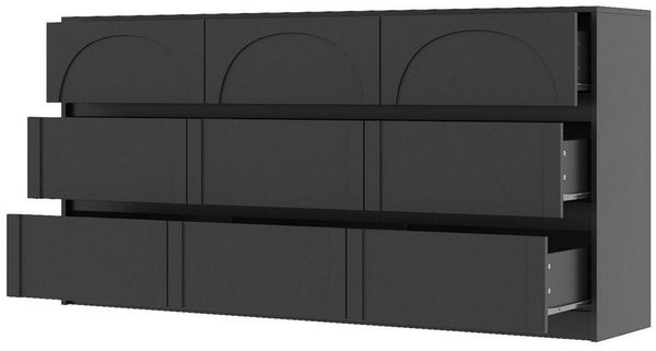 FUFU&GAGA Kommode 160cm, 9 Schubladen, Kommode für Schlafzimmer, Modernes Design
