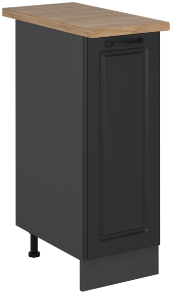 Apothekerschrank R-Line Anthrazit Landhaus 30 cm , AP Eiche Vicco