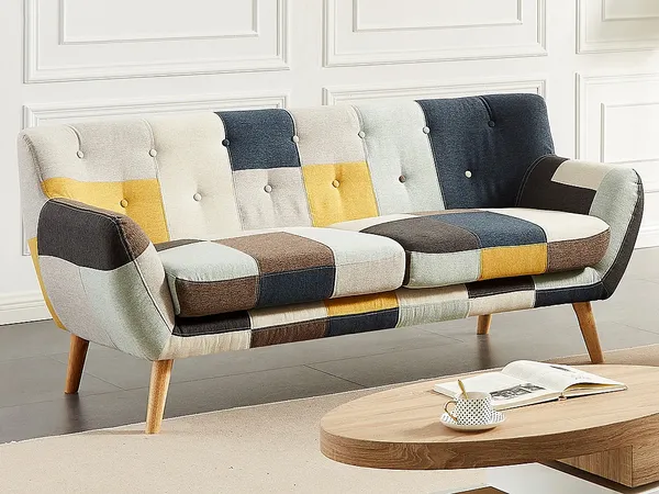Vente-unique - SERTI Sofa Stoff #N/A - B 80,5 cm x H 81 cm x L 188 cm