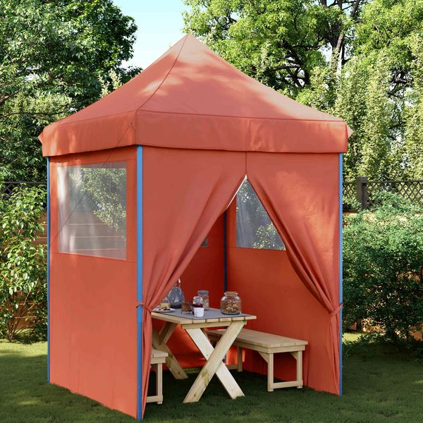vidaXL Party-Zelt Terrakotta 200 x 200 x 306 cm Oxford-Stoff 42023538