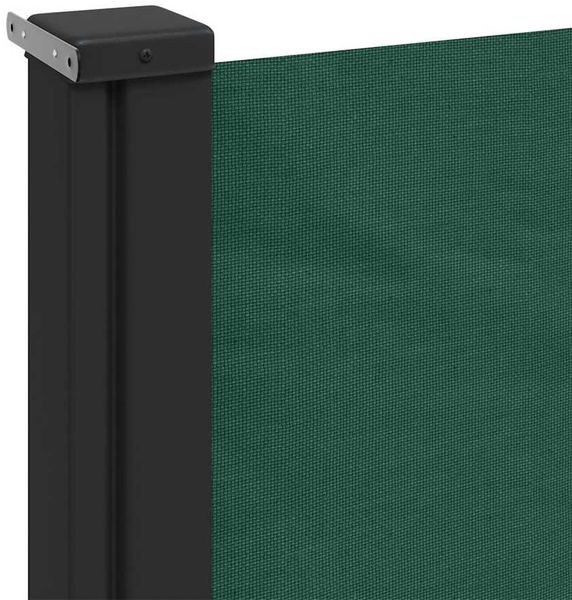 vidaXL Seitenmarkise Ausziehbar Dunkelgrün 120x600 cm 4004500 Bild 7