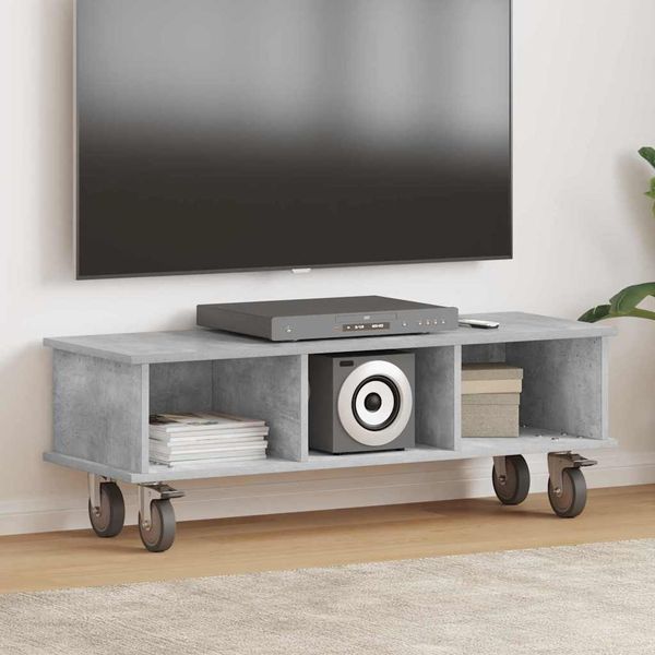 vidaXL TV-Ständer Beton Grau 100 x 35 x 35 cm Holzwerkstoff 891035