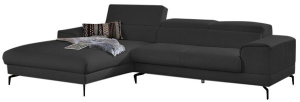 W.SCHILLIG Ecksofa piedroo, Designsofa mit tollem Sitzkomfort, L-Form, Kopfteilverstellung, wahlweise mit Sitztiefenverstellung, Breite 303cm
