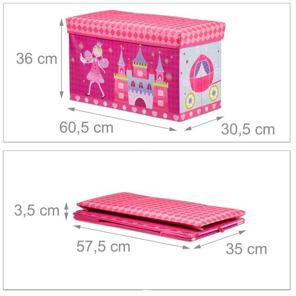 Relaxdays Sitzbox für Kinder Bild 5