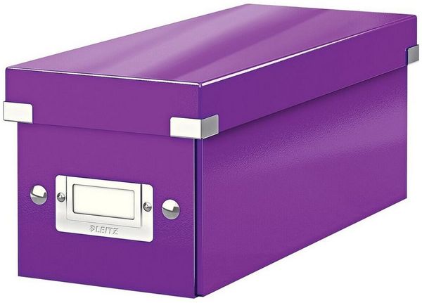 Leitz Ablagebox Click & Store CD violett