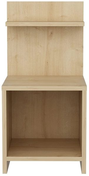 Calicosy Nachttisch mit 1 Fach Holzdekor Eiche H72 cm – ULLMAN - Helles Holz