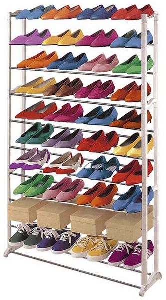 MCW Schuhregal Schuhregal-40, Praktisch und robust, Metallstreben