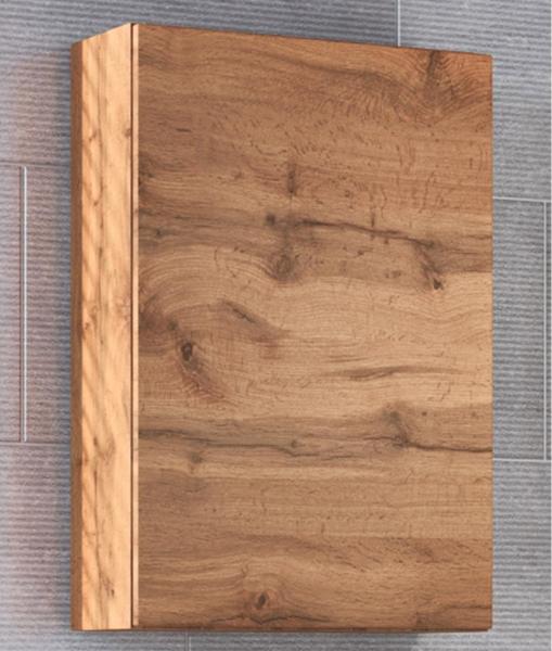 Hängeschrank >Baabe I< in Wotan-Eiche aus MDF - 40x64x20cm (BxHxT)