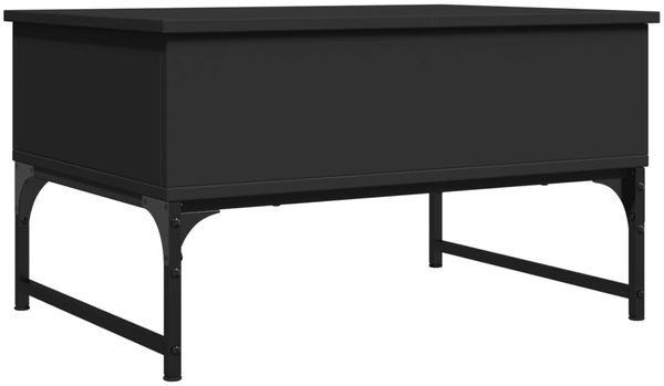 vidaXL Couchtisch Schwarz 70x50x40 cm Holzwerkstoff und Metall 845371 Bild 7