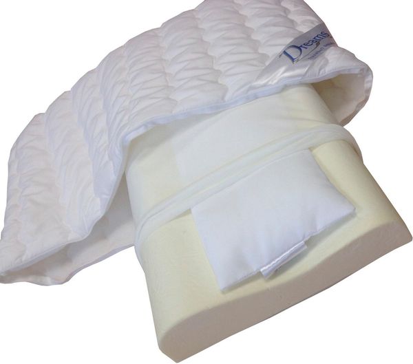 Dreams Nackenstützkissen DeLuxe Visco, Bezug: 100% Baumwolle, Rückenschläfer, Seitenschläfer