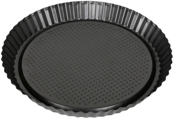 Tortenboden-Backform 28cm aus Schwarzblech Tarteform Obsttortenboden Kuchenform