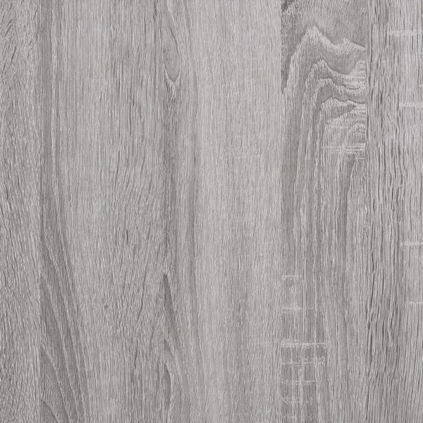 vidaXL Bettgestell mit Kopf- und Fußteil Grau Sonoma 140x200 cm 3203752 Bild 8