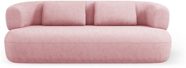 Micadoni Sofa Jenny 3-Sitzer Chenille Rosa