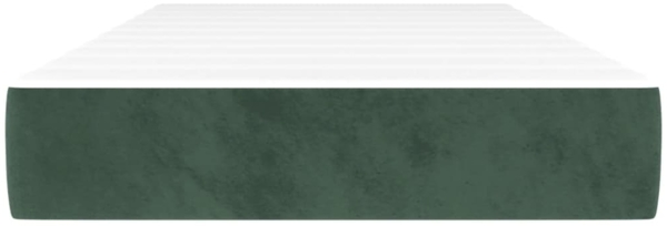 vidaXL Taschenfederkernmatratze für Kinder Dunkelgrün 80x160 cm Samt 4016549 Bild 2