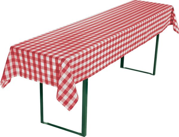 REDBEST Tischdecke Biertisch Tischdecke "Nashville", Baumwolle Karo/Landhaus
