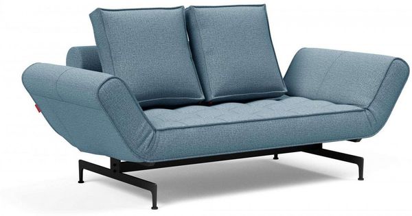 INNOVATION LIVING ™ 3-Sitzer Ghia Schlafsofa mit Taschenfederkern, Breite 210cm, Tiefe 93cm, eine große Liegefläche mit geringer Stellfläche, beidseitig abklappbar