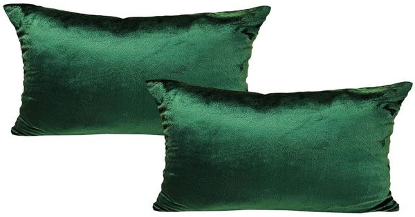 JACK Kissenbezüge 2er Set Kissenhülle Teddy Flausch Plüsch, (2 Stück), super flauschig, Couchkissen