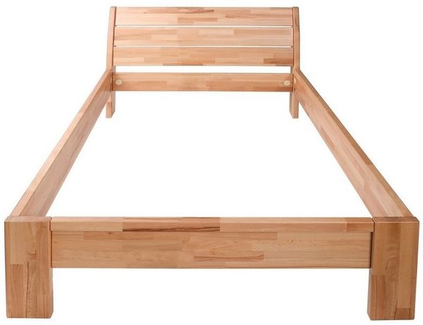 Krok Wood Massivholzbett Alice in Buche (100x200 cm) Bild 2