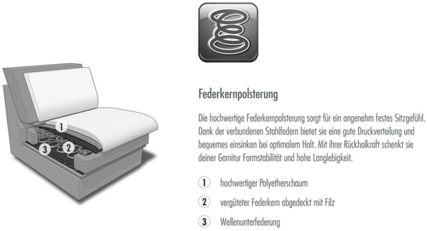 Die PlanBar Ecksofa MP-IN22025 L-Form, mit Kopfteilverstellung, wahlweise mit motorischem Canape Bild 3