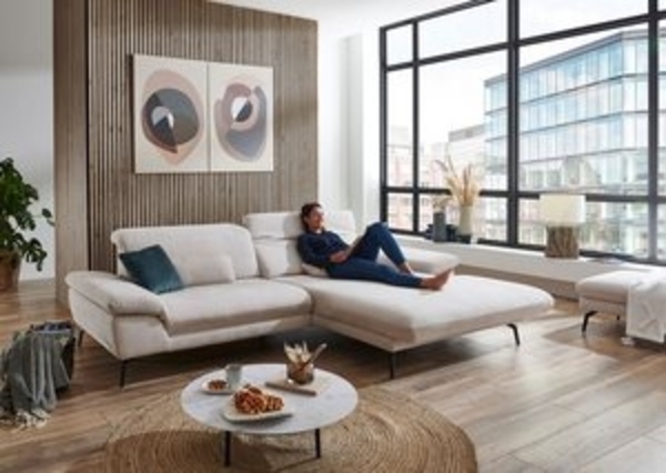 Die PlanBar Ecksofa MP-IN22025 L-Form, mit Kopfteilverstellung, wahlweise mit motorischem Canape Bild 6