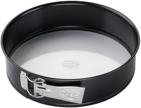 Dr. Oetker Classic Springform mit Glasboden – Ø26 cm, schnittfest & kratzfest, PFAS freie Antihaftbeschichtung, Hitzebeständigkeit bis 230°C – Made in Germany