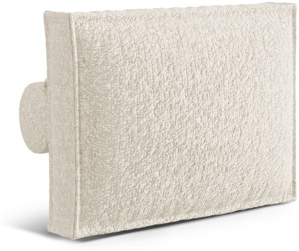 Micadoni Kissen Nuria Boucle Elfenbein 60x40x26
