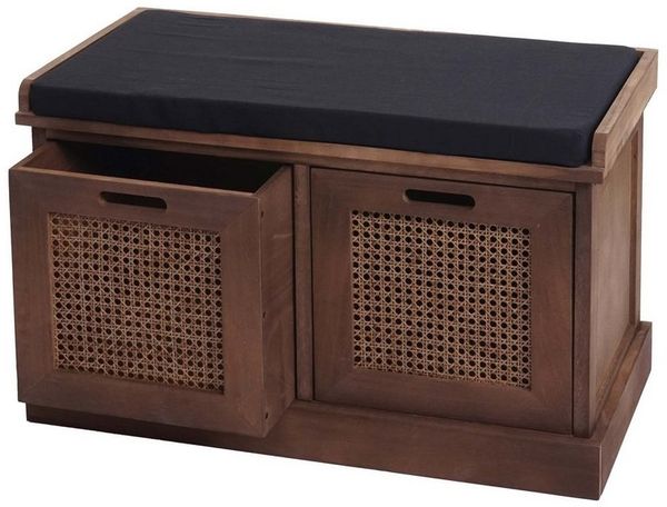 MCW Polsterbank MCW-J49 (3-St), Inkl. Sitzpolster, zwei Staufächern, Aufbewahrungsboxen herausnehmbar