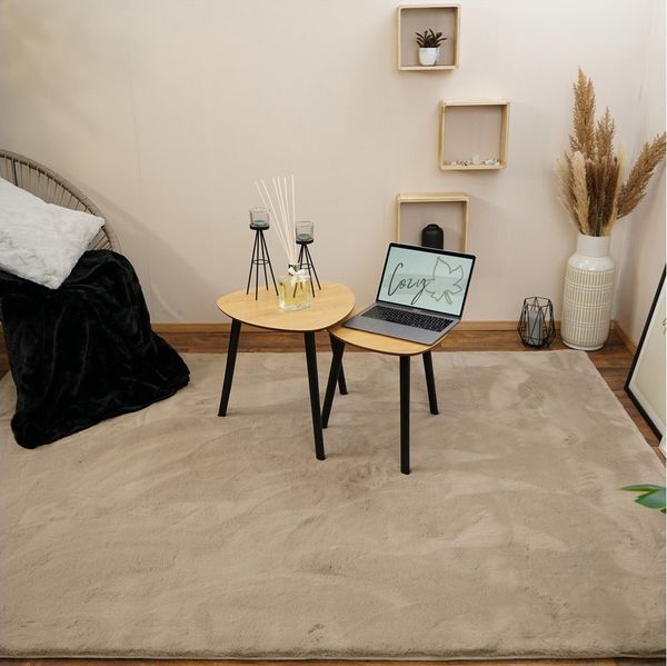 Consilio Concept Fellteppich Teppich Hasenfell Imitat COZY Fell Hochflor rechteckig Höhe: 22 mm