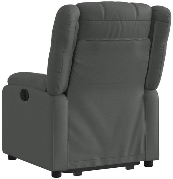 vidaXL Relaxsessel mit Aufstehhilfe Elektrisch Dunkelgrau Stoff 3205227 Bild 5