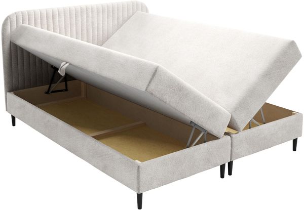 Boxspringbett Briheg 1 (Farbe: Coral 15, Größe: 200 x 200) Bild 3