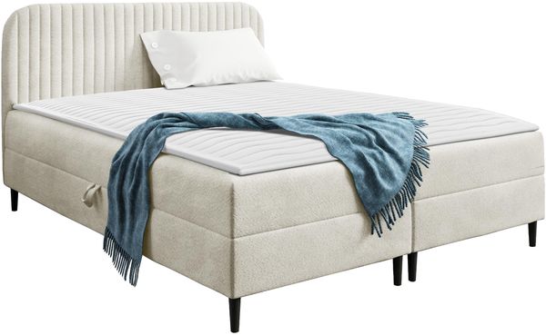 Boxspringbett Briheg 1 (Farbe: Coral 15, Größe: 200 x 200) Bild 2