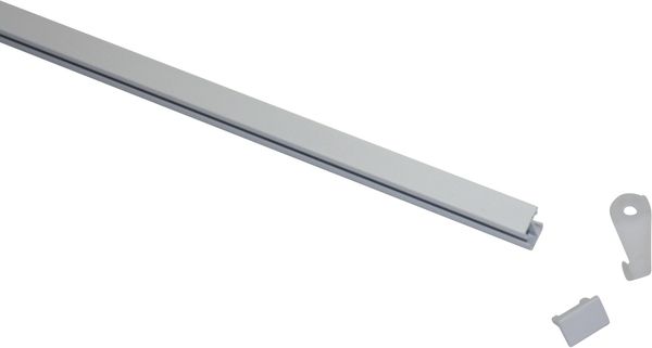 Gardinia Vorhangschienen-Set Lucy 1-läufig weiß 200 cm