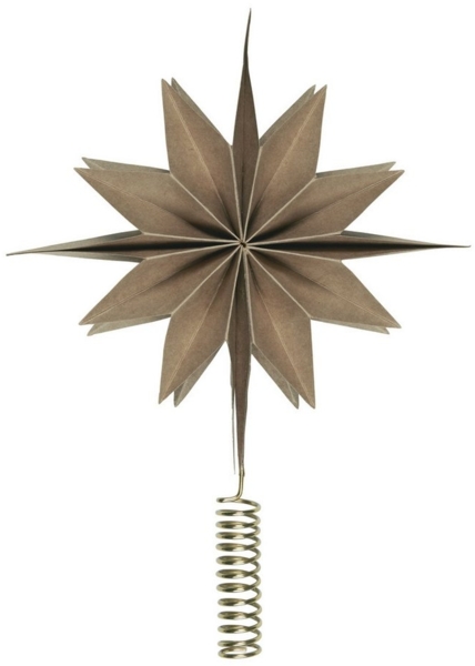 Ib Laursen Christbaumspitze Weihnachtsbaumspitze Baumspitze Stern Natur 5101-30 Bild 1