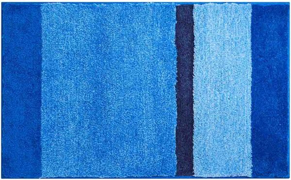 GRUND ROOM Badematte 60 x 100 cm Blau Bild 2