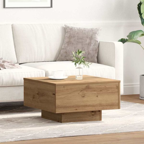 vidaXL Couchtisch Artisan-Eiche 55 x 55 x 31 cm 862992