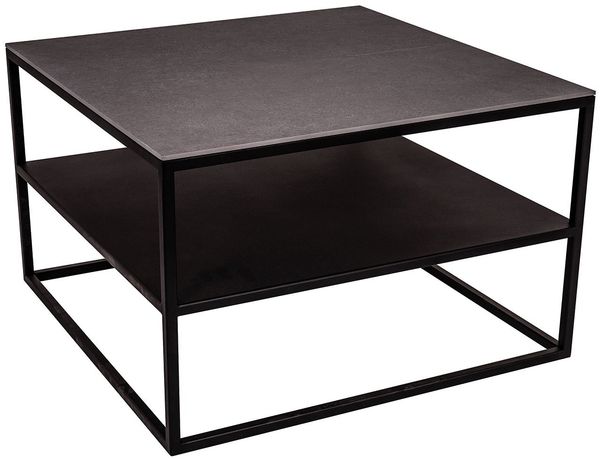 Couchtisch Martin 3 / Marko 3, Anthrazit, 65 x 42 x 65 cm