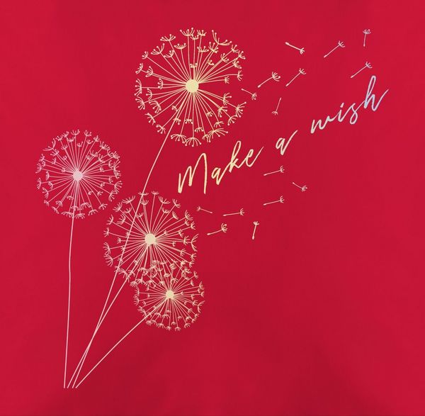 Shirtracer Dekokissen Pusteblume Flower, Deko-Kissen mit Spruch