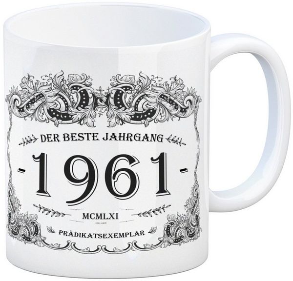 speecheese Tasse 1961 der beste Jahrgang Kaffeebecher Tasse Kaffeetasse Geburtsjahr
