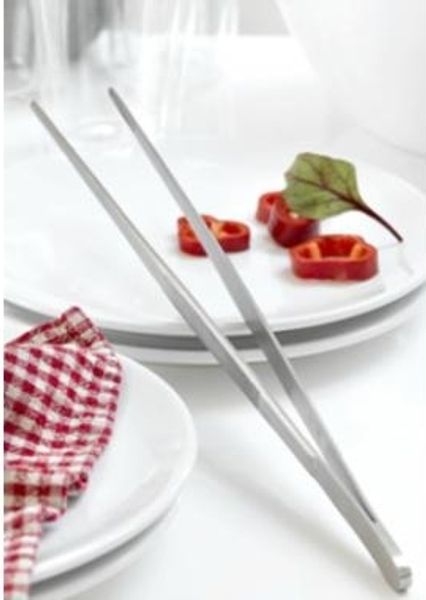 Food-Zange 31 cm Edelstahl 6 Stk/Krt